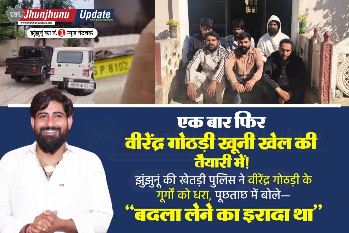 Jhunjhunu Gangwar Virendra Gothdi News